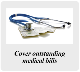 Use reverse mortgage to over outstanding medical bills