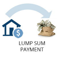 Take reverse mortgage as a lump sum payment